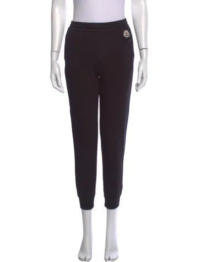 Pre-owned Moncler Straight Leg Pants In Black