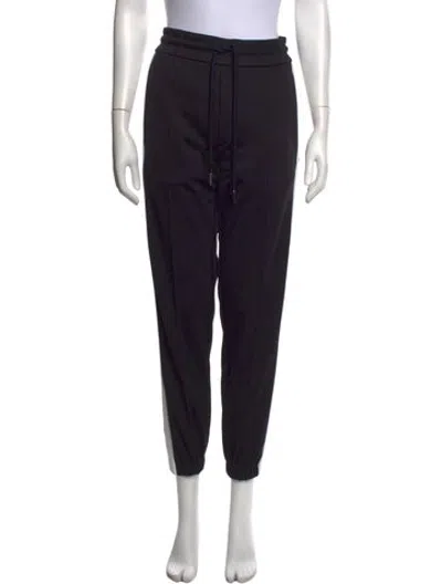 Pre-owned Moncler Straight Leg Pants In Black