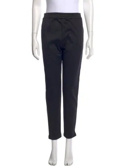 Pre-owned Moncler Straight Leg Pants In Blue