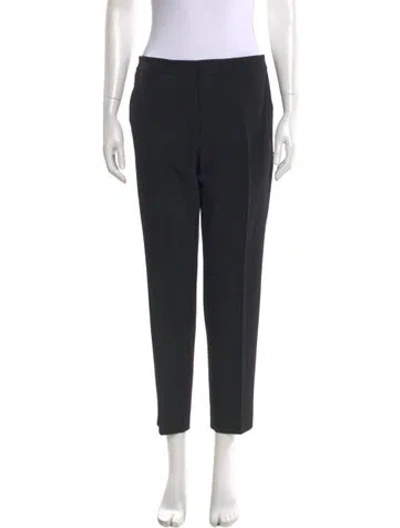 Pre-owned Moncler Straight Leg Pants In Gray