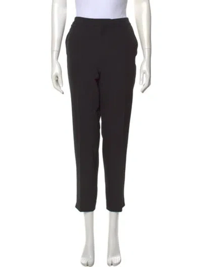 Pre-owned Moncler Straight Leg Pants In Gray