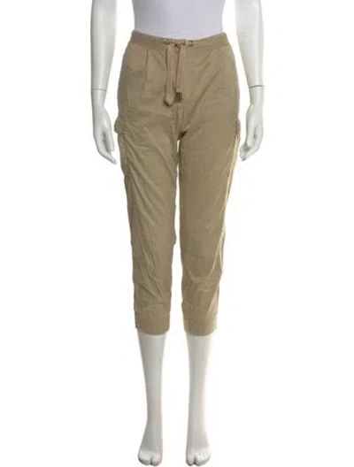 Pre-owned Moncler Straight Leg Pants In Neutral