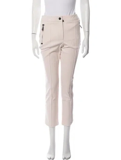 Pre-owned Moncler Straight Leg Pants In Pink