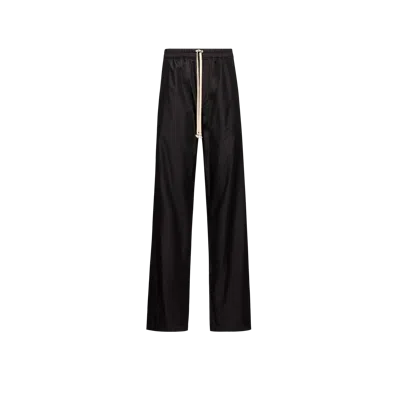 Moncler Pantalon Droit En Taffetas, Unisexe, Noir, Taille: Xs In Black