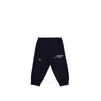 Moncler Straight Leg Track Pants In Blue