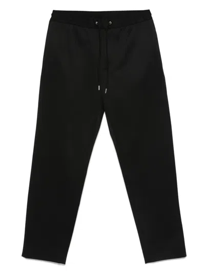 Moncler Comfortable Jogging Pants Featuring Elastic Waistband In Black