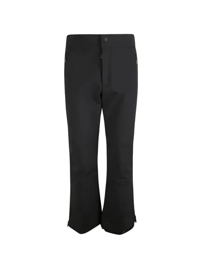 Moncler Straight Leg Trousers In Black