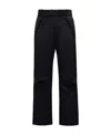 Moncler Embossed Logo Ski Pants In Black