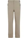Moncler Grenoble Tapered Fit Trousers In Neutral Palette In Neutrals