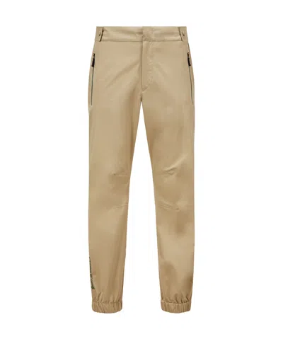 Moncler Straight-leg Trousers In Nude