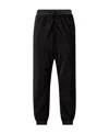 Moncler Straight-leg Velvet Track Pants In Black