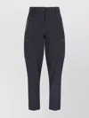 Moncler Multi-pocket Wide Pants In Grey