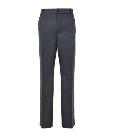 Moncler Straight-leg Casual Pants In Blue