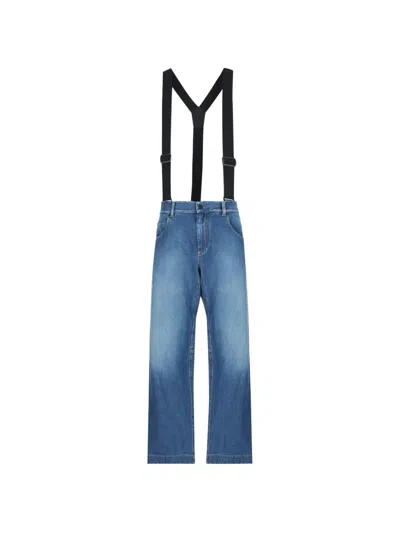 Moncler Straight-leg Ski Jeans In Blue