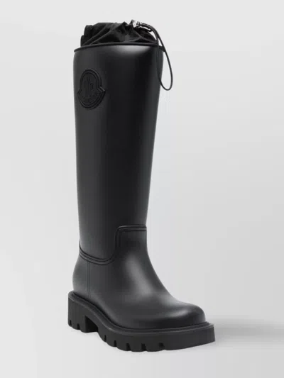 Moncler Streamline Knee-high Rain Boots