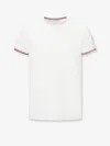Moncler Stretch Cotton T-shirt In White