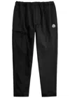 Moncler Stretch-cotton Trousers In Black