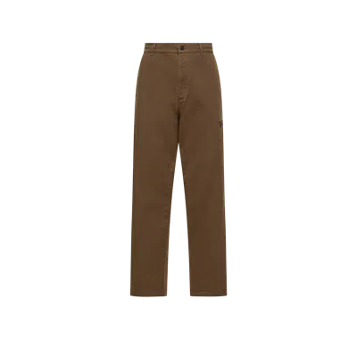 Moncler Stretch Gabardine Pants In Burgundy