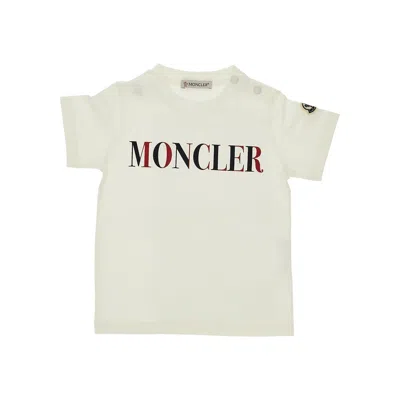 Moncler Stretch Jersey Short-sleeved T-shirt Kids In White