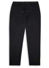 Moncler Water-repellent Jogging Pants Blue In Black