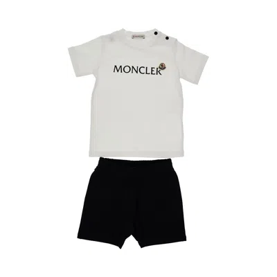 Moncler Stretch Jersey Two-piece Set Kids In White