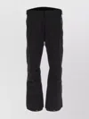 Moncler Stretch Nylon Ski Trousers With Flared Hem In Black
