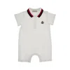 Moncler Stretch Piquet Rompers With Logo Patch Kids In White