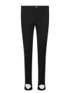 MONCLER STRETCH TWILL TROUSERS