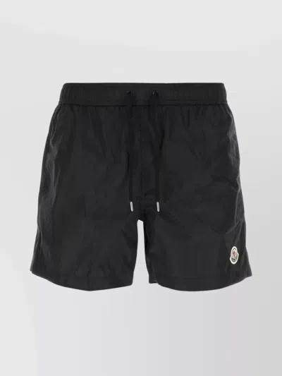 MONCLER STRETCH WAISTBAND NYLON SWIM SHORTS