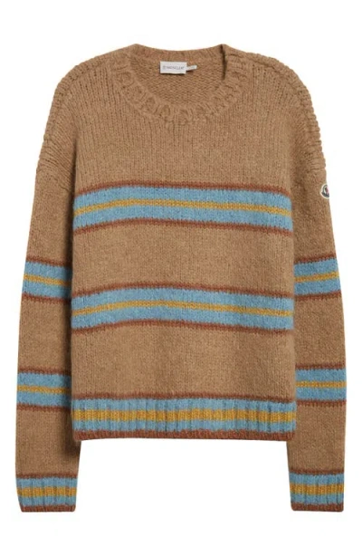 Moncler Pull En Maille In Beige