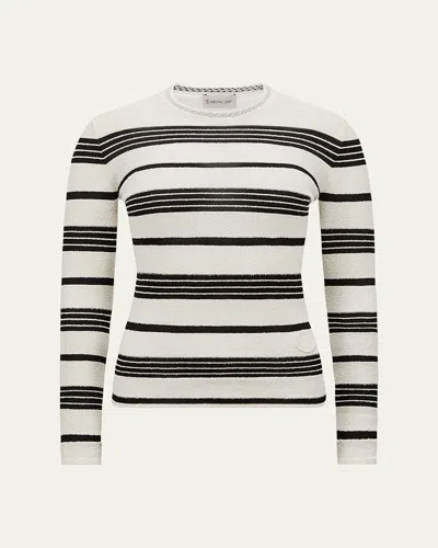 Moncler Stripe Crewneck Sweater