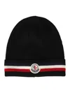 Moncler Tricolor Wool Beanie