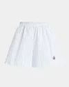 Moncler Stripe Pull-on Boxer Shorts In Multi