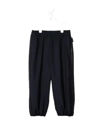 Moncler Stripe-trim Track Pants In Blue
