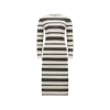 Moncler Stripe Long-sleeve Midi Dress In マルチカラー