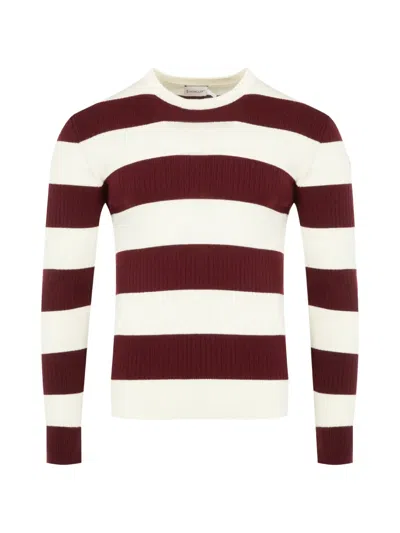 Moncler Striped Crew-neck Sweater In Multi