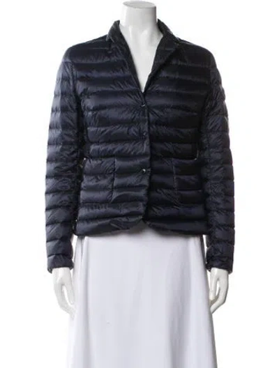Pre-owned Moncler Striped Evening Jacket In Blue