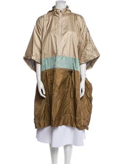 Pre-owned Moncler Striped Jacket In Brown