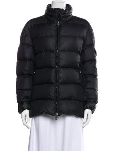 Pre-owned Moncler Striped Jacket In Gray