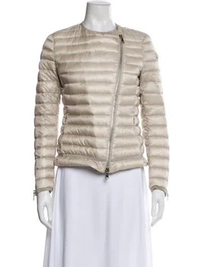 Pre-owned Moncler Striped Jacket In Neutral