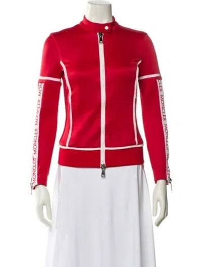 Pre-owned Moncler Striped Jacket In Red