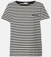 Moncler T-shirt Aus Baumwolle In Schwarz