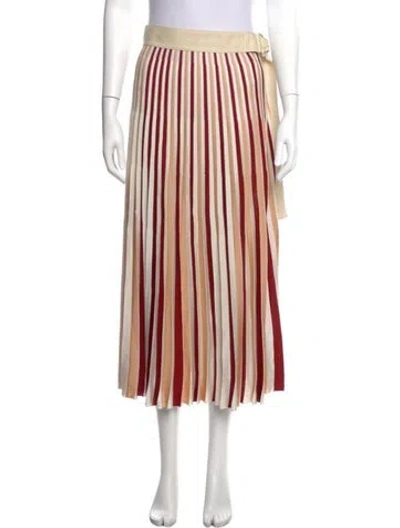 Pre-owned Moncler Striped Midi Length Skirt