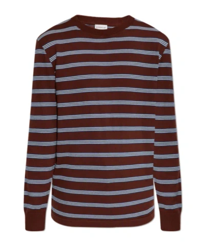 MONCLER MONCLER STRIPED RIBBED SWEATER