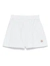 Moncler Stripe Logo Patch Shorts