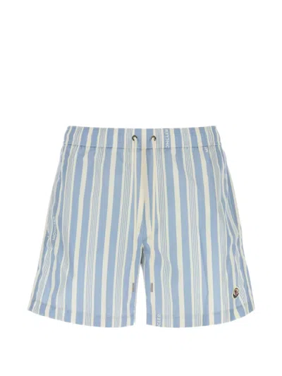 Moncler Striped Swimming Shorts In Multi