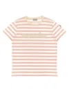 Moncler Striped T-shirt In Pink