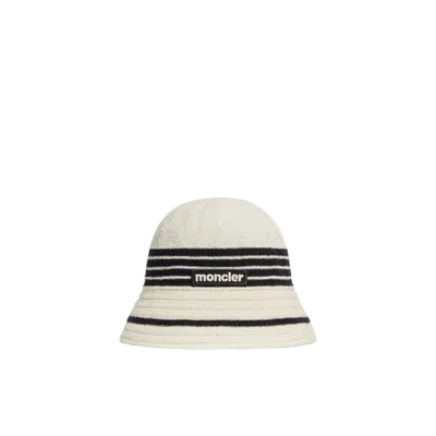 Moncler Striped Terry Cloth Bucket Hat Multicolor