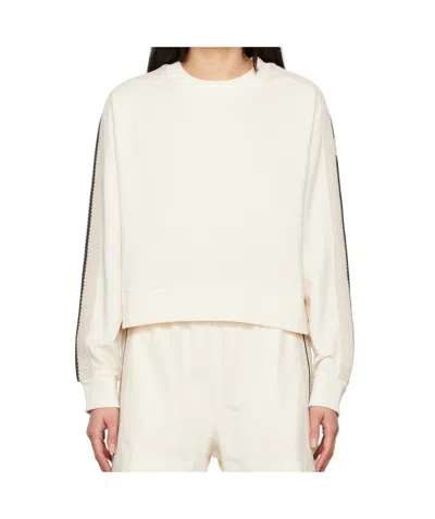 MONCLER MONCLER LOGO PATCH CREWNECK SWEATSHIRT