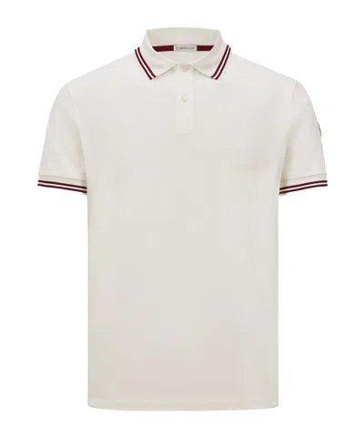 MONCLER MONCLER LOGO PATCH SHORT-SLEEVED POLO SHIRT